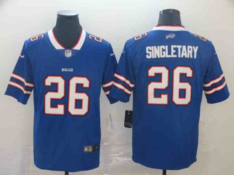 Nike Bills 26 Devin Singletary Royal Vapor Untouchable Limited Jersey