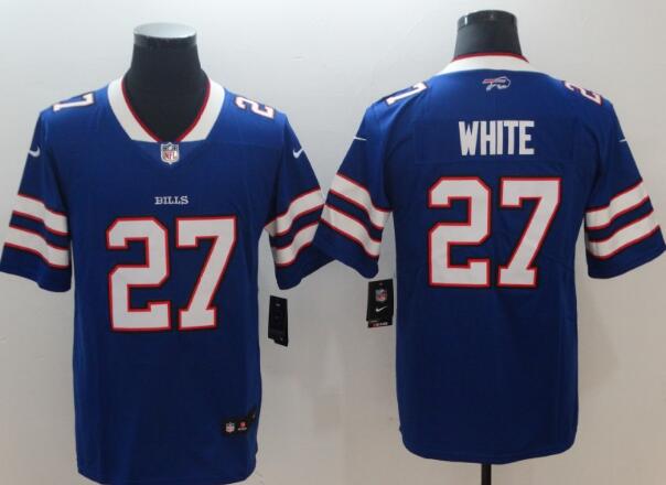 Nike Bills 27 Tre'Davious White Royal Blue Team Color Men's Stitched NFL Vapor Untouchable Limited Jersey