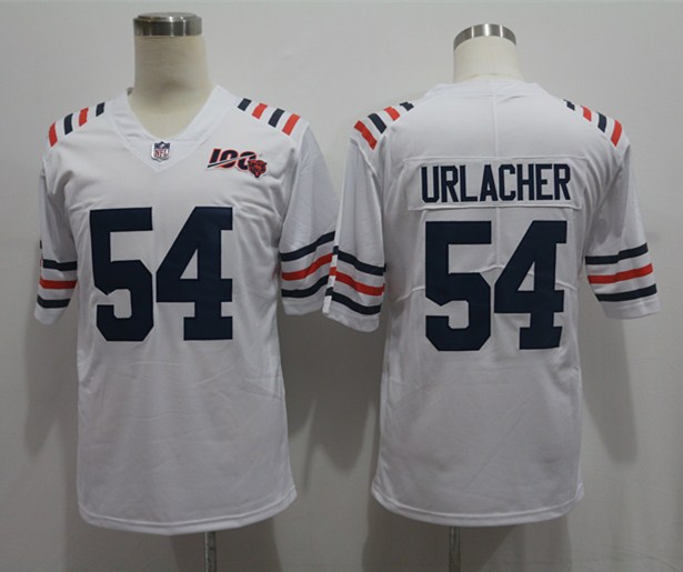 Nike Bears 54 Brian Urlacher White Mens Stitched NFL Vapor Untouchable Limited Jersey