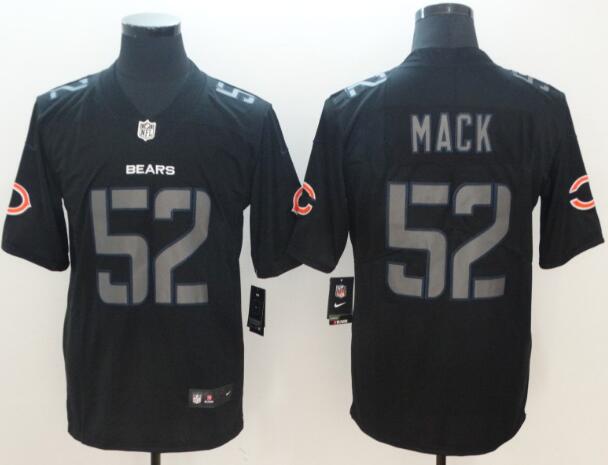 Nike Bears 52 Khalil Mack Black Vapor Impact Limited Jersey