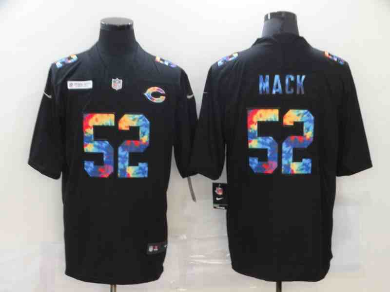 Nike Bears 52 Khalil Mack Black Vapor Untouchable Fashion Limited Jersey
