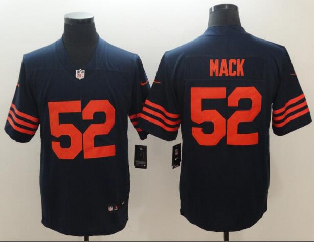 Nike Bears 52 Khalil Mack Navy Blue Alternate Men's Stitched NFL Vapor Untouchable Limited Jersey