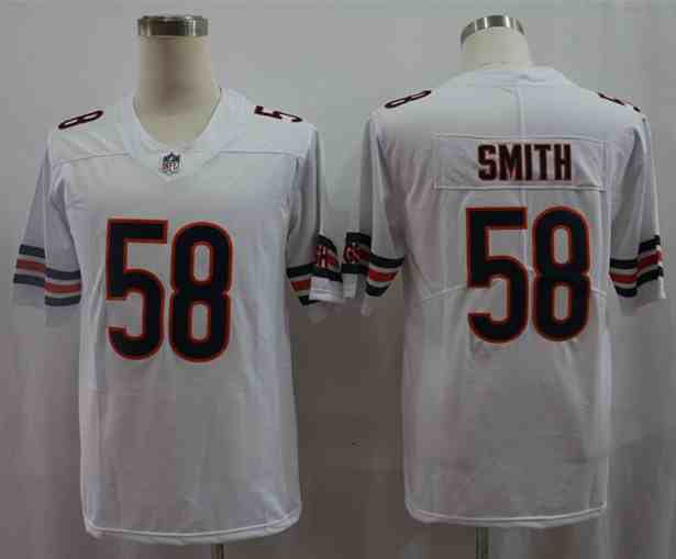 Nike Bears 58 Roquan Smith White Vapor Untouchable Limited Jersey