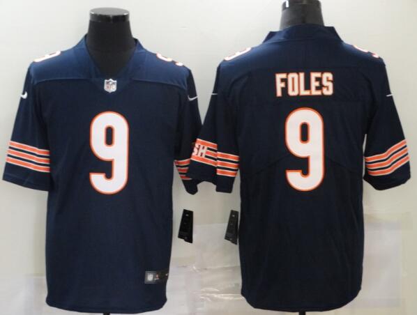 Nike Bears 9 Nick Foles Navy Vapor Untouchable Limited Jersey