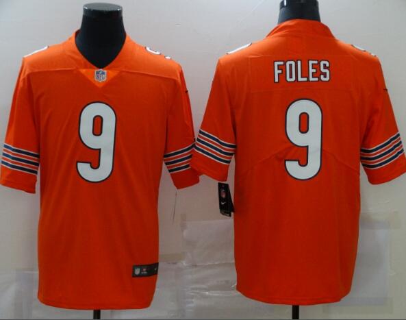 Nike Bears 9 Nick Foles Orange Vapor Untouchable Limited Jersey