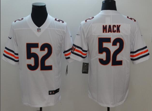 Nike Bears 52 Khalil Mack White Men's Stitched NFL Vapor Untouchable Limited Jersey