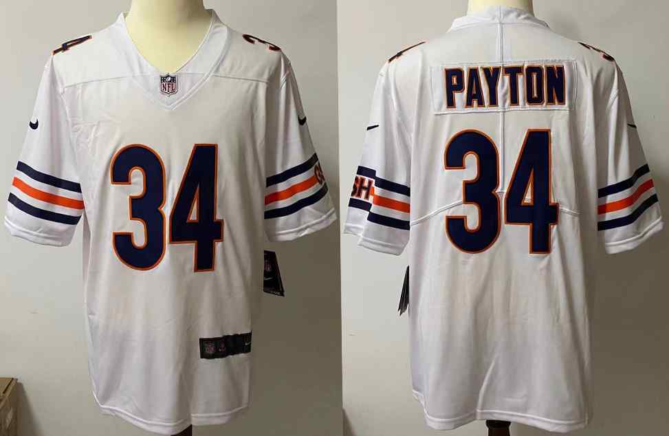 Nike Bears 34 Walter Payton White Vapor Untouchable Player Limited Jersey