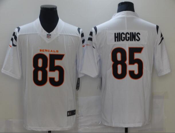 Nike Bengals 85 Tee Higgins White Vapor Limited Jerseys
