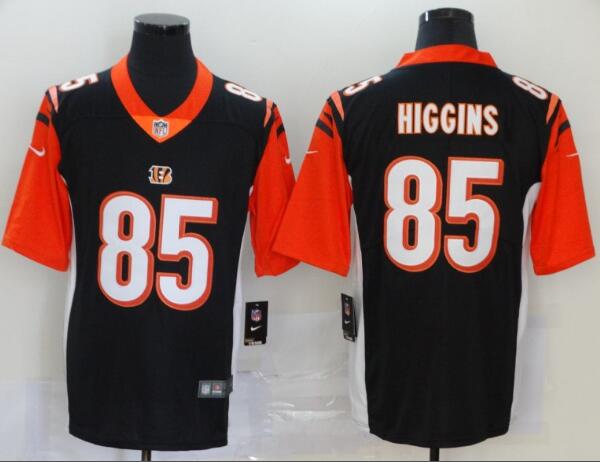 Nike Bengals 85 Tee Higgins Black Vapor Limited Jerseys