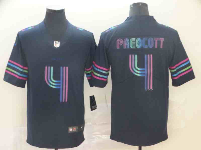 Nike Cowboys 4 Dak Prescott Navy City Edition Vapor Untouchable Limited Jerseys