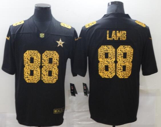 Nike Cowboys 88 CeeDee Lamb Black Leopard Vapor Untouchable Limited Jersey
