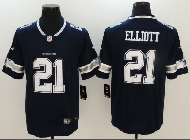 Nike Dallas cowboys 21 Elliott Blue Limited Jersey