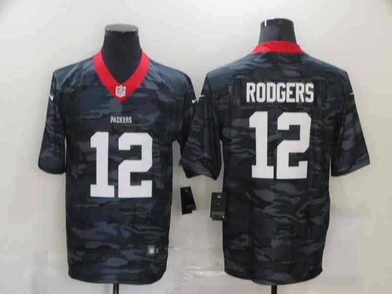 Nike Packers 12 Aaron Rodgers Black Camo Limited Jersey.jpg