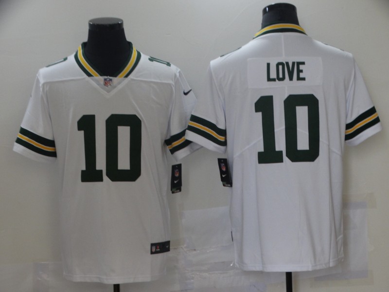 Nike Packers 10 Jordan Love White  Vapor Untouchable Limited Jersey