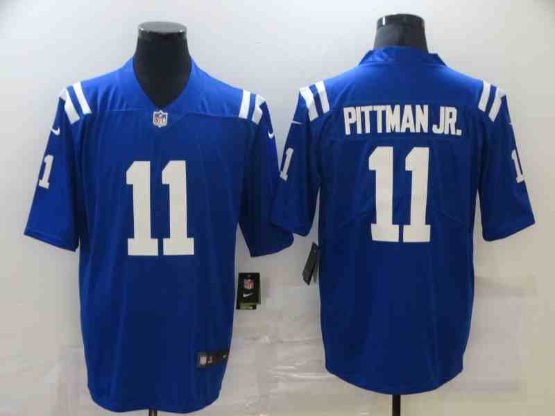 Nike Colts 11 Michael Pittman JR Royal Vapor Untouchable Limited Jersey