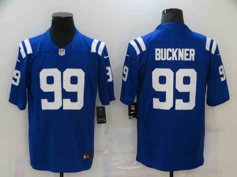 Nike Colts 99 DeForest Buckner Royal Vapor Untouchable Limited Jersey