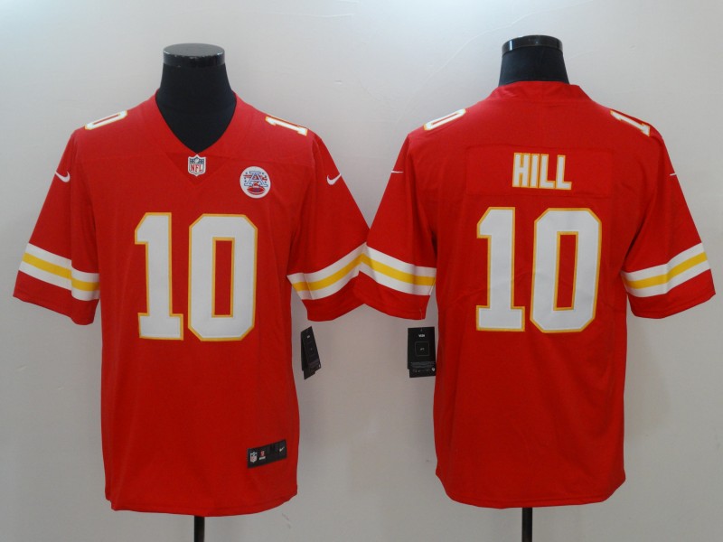 Nike Chiefs 10 Tyreek Hill red Vapor Untouchable Player Limited Jersey