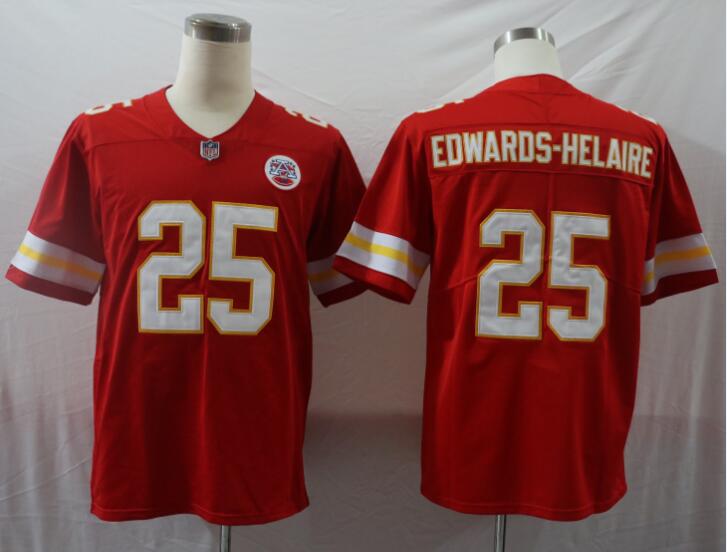 Men Kansas City Chiefs 25 Edwaros-helaire red Vapor Untouchable Limited Playe Nike NFL Jerseys