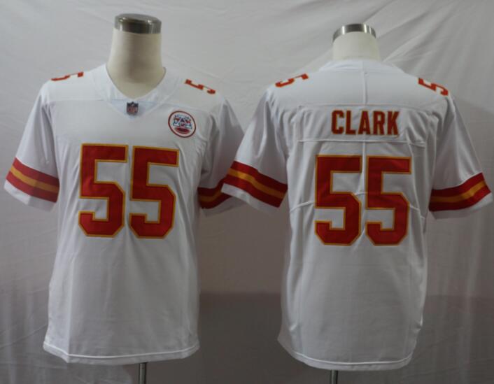 Nike Chiefs 55 Frank Clark white Vapor Untouchable Limited Jersey