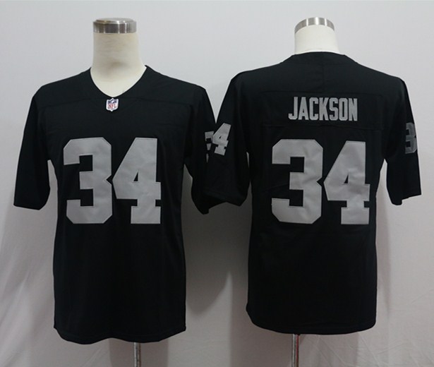 Nike Raiders 34 Bo Jackson Black Vapor Untouchable Player Limited Jersey