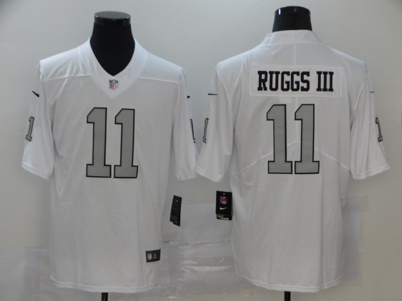 Men's Raiders 11 Henry Ruggs III White Color Rush Limited Stitched Jersey