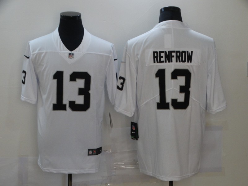 Men's Raiders 13 Hunter Renfrow White Vapor Untouchable Limited Stitched NFL Jersey