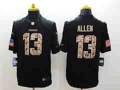 NIKE Charger 13 Allen MEN Black Salute TO Service Limited Jersey