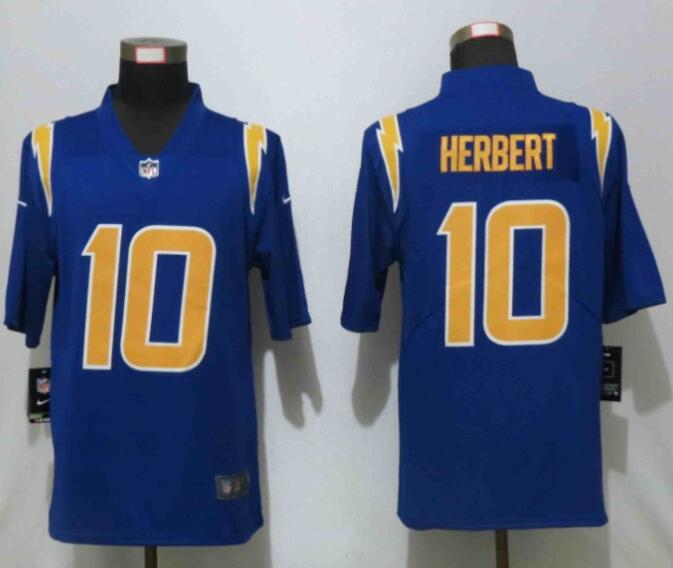 Men Nike Chargers 10 Herbert Loyal BlueLos Angeles 2nd Alternate Jersey