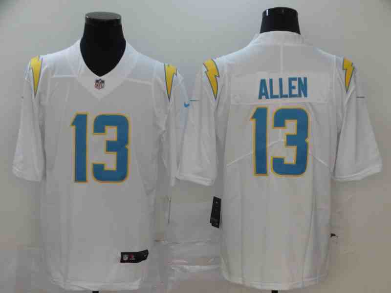Nike Chargers 13 Keenan Allen White  Vapor Untouchable Limited Jersey