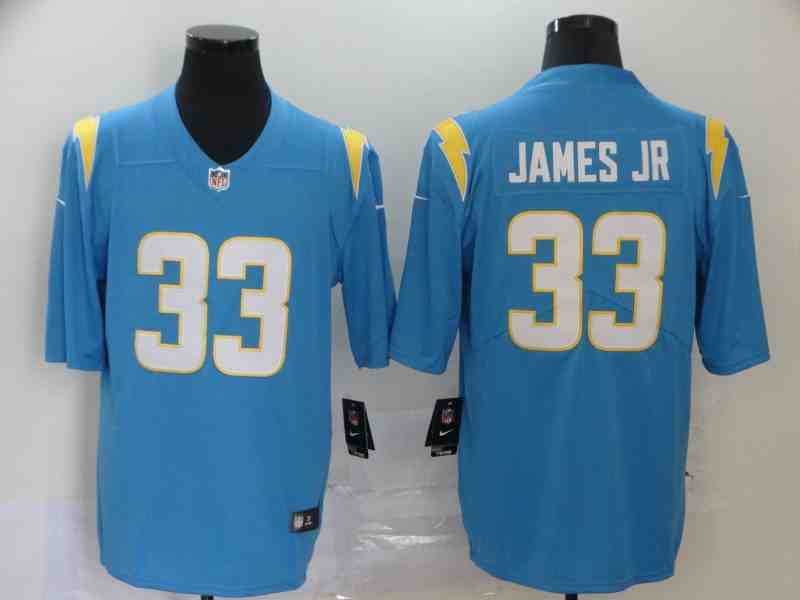 Nike Chargers 33 Derwin James Blue  Light Vapor Untouchable Limited Jersey