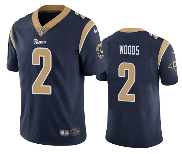 Nike Rams 2 Robert Woods Navy Vapor Untouchable Limited Jersey