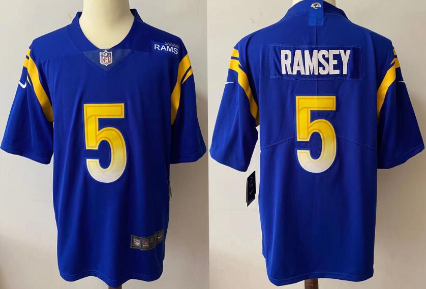 Los Angeles Rams 5 Jalen Ramsey Royal Vapor Limited Jersey