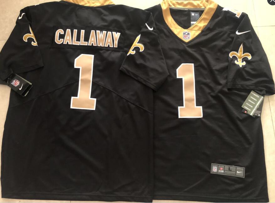 1 Marquez Callaway New Orleans Saints Nike Black Jersey