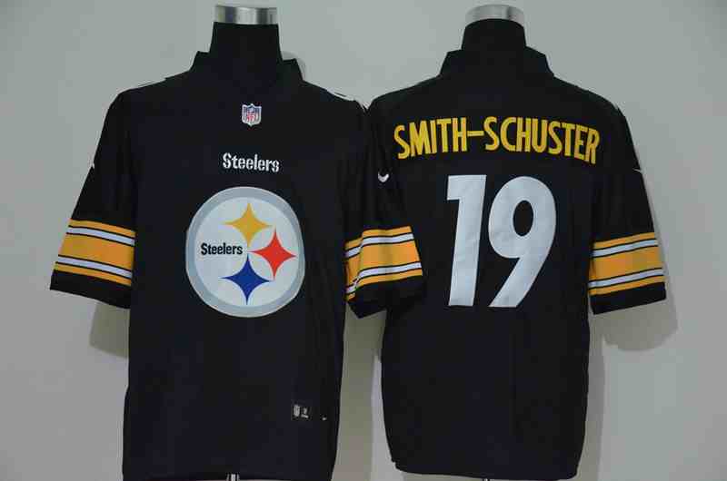 Nike Steelers 19 JuJu Smith-Schuster Black Vapor Untouchable Limited Jersey