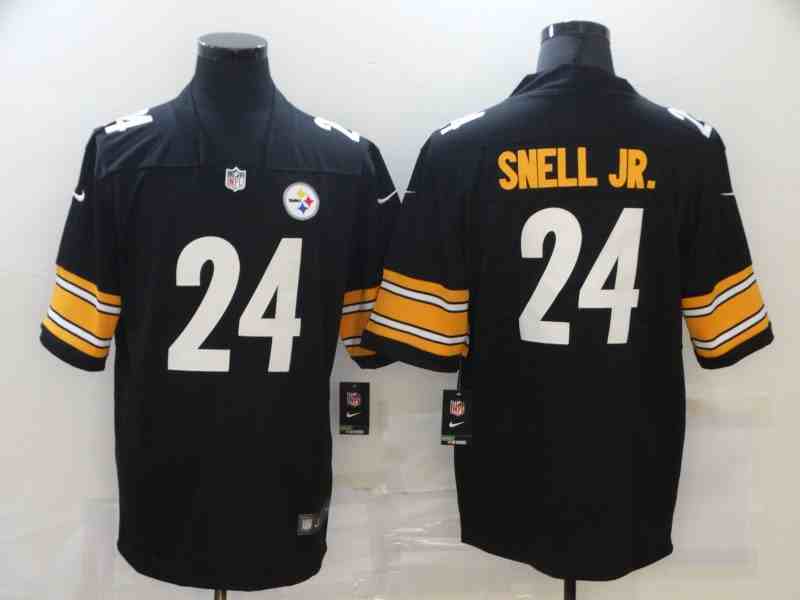 Nike Steelers 24 SNELL JR.  Limited  black jerseys