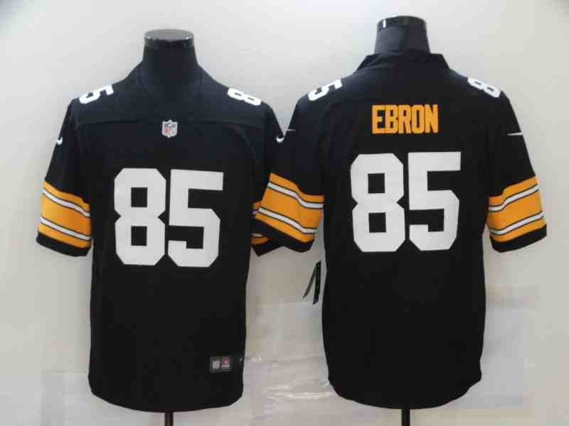 new Steelers 85 Eric Ebron Black Vapor Untouchable Limited Jersey