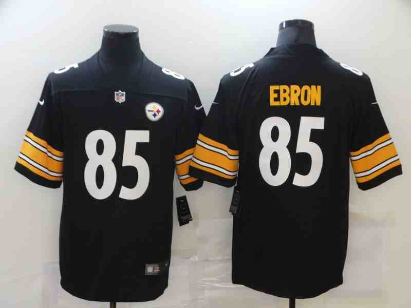Nike Steelers 85 Eric Ebron Black Vapor Untouchable Limited  Jersey