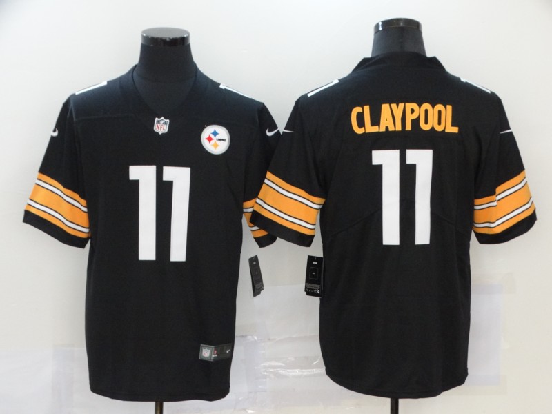 Nike Steelers 11 Chase Claypool Black Limited Jersey