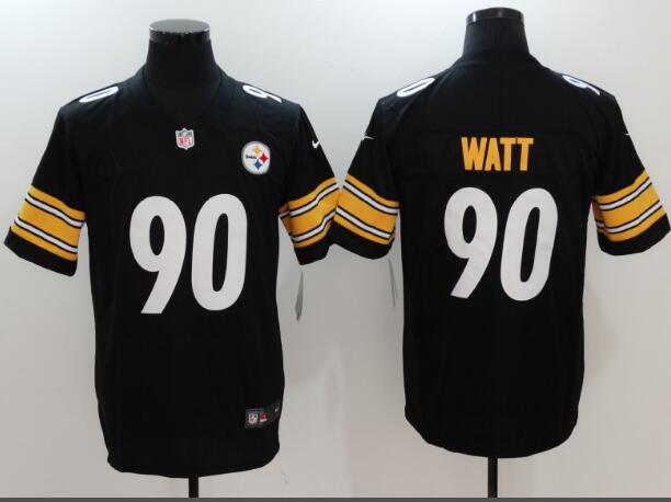 New Nike Pittsburgh Steelers 90 Watt Black Vapor Untouchable Limited Jerseys