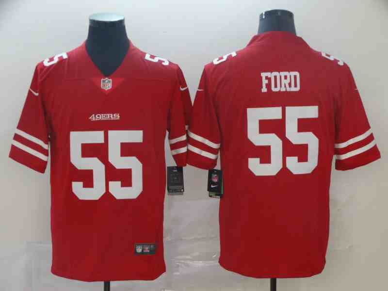Nike 49ers 55 Dee Ford Red Vapor Untouchable Limited Jersey