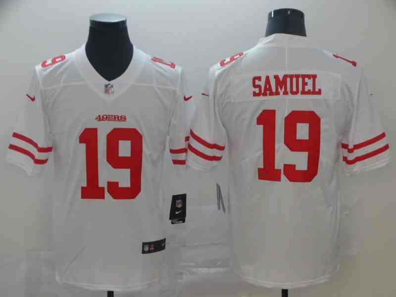 Nike 49ers 19 Deebo Samuel White Vapor Untouchable Limited Jeseys