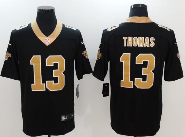Nike Saints 13 Michael Thomas Black Team Color Men's Stitched NFL Vapor Untouchable Limited Jersey