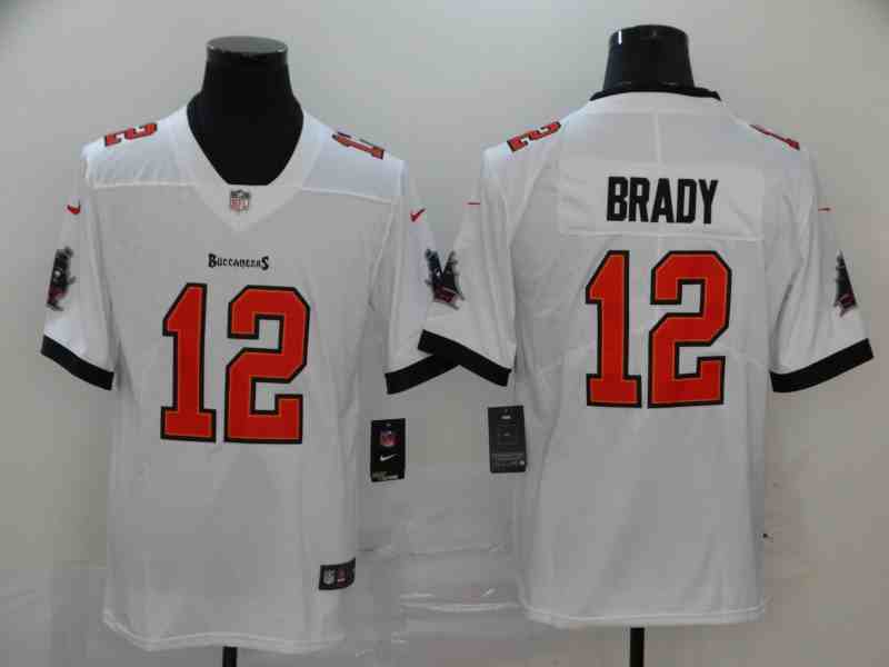 Nike Buccaneers 12 Tom Brady White Vapor Untouchable Limited Jersey