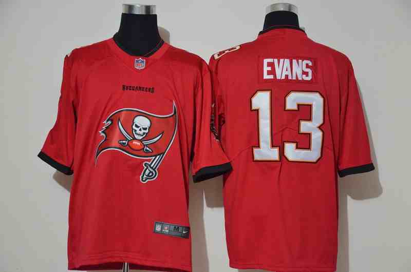 Nike Buccaneers 13 Mike Evans NFL fashion big LOGO jerseys
