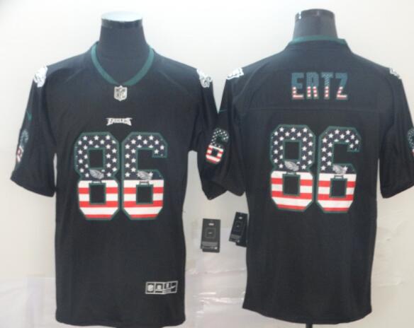 Nike Eagles 86 Zach Ertz Black USA Flash Fashion Limited Jersey