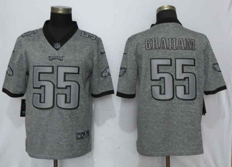 Nike Eagles 55 Brandon Graham Gray Gridiron Gray Vapor Untouchable Limited Jersey