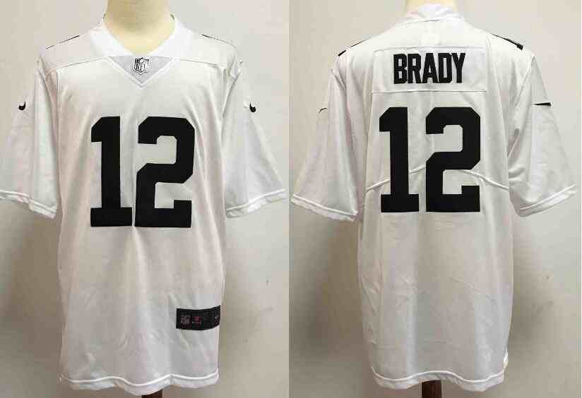 Buccaneers 12 Tom Brady White Fashion Vapor Limited Jersey