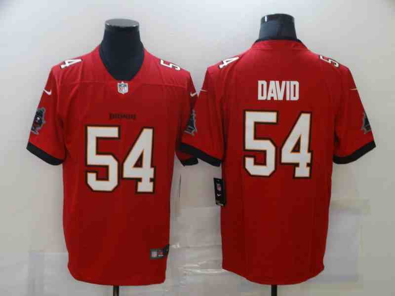 Nike Buccaneers 54 Lavonte David red Vapor Untouchable Limited Jerseys