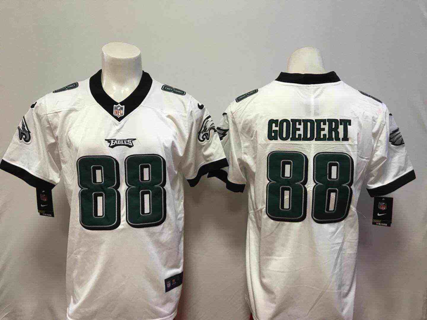 Nike Eagles 88 Dallas Goedert White Mens Stitched NFL Vapor Untouchable Limited Jersey