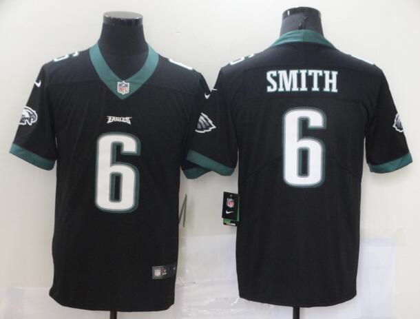 Nike Eagles 6 DeVonta Smith Black 2021 Draft Vapor Limited Jersey